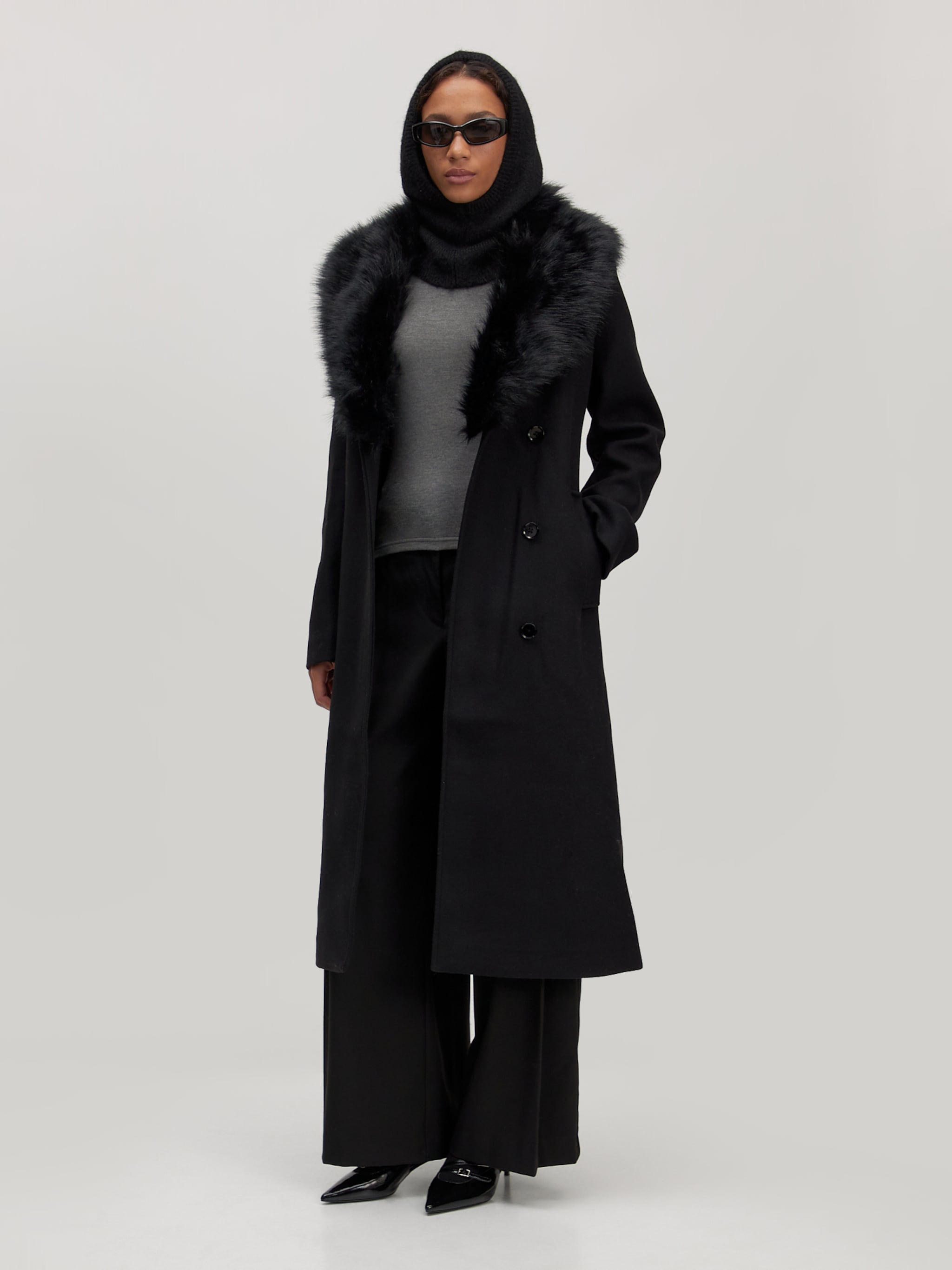 EDITED Produits Manteau mi-saison 'Mailen' noir