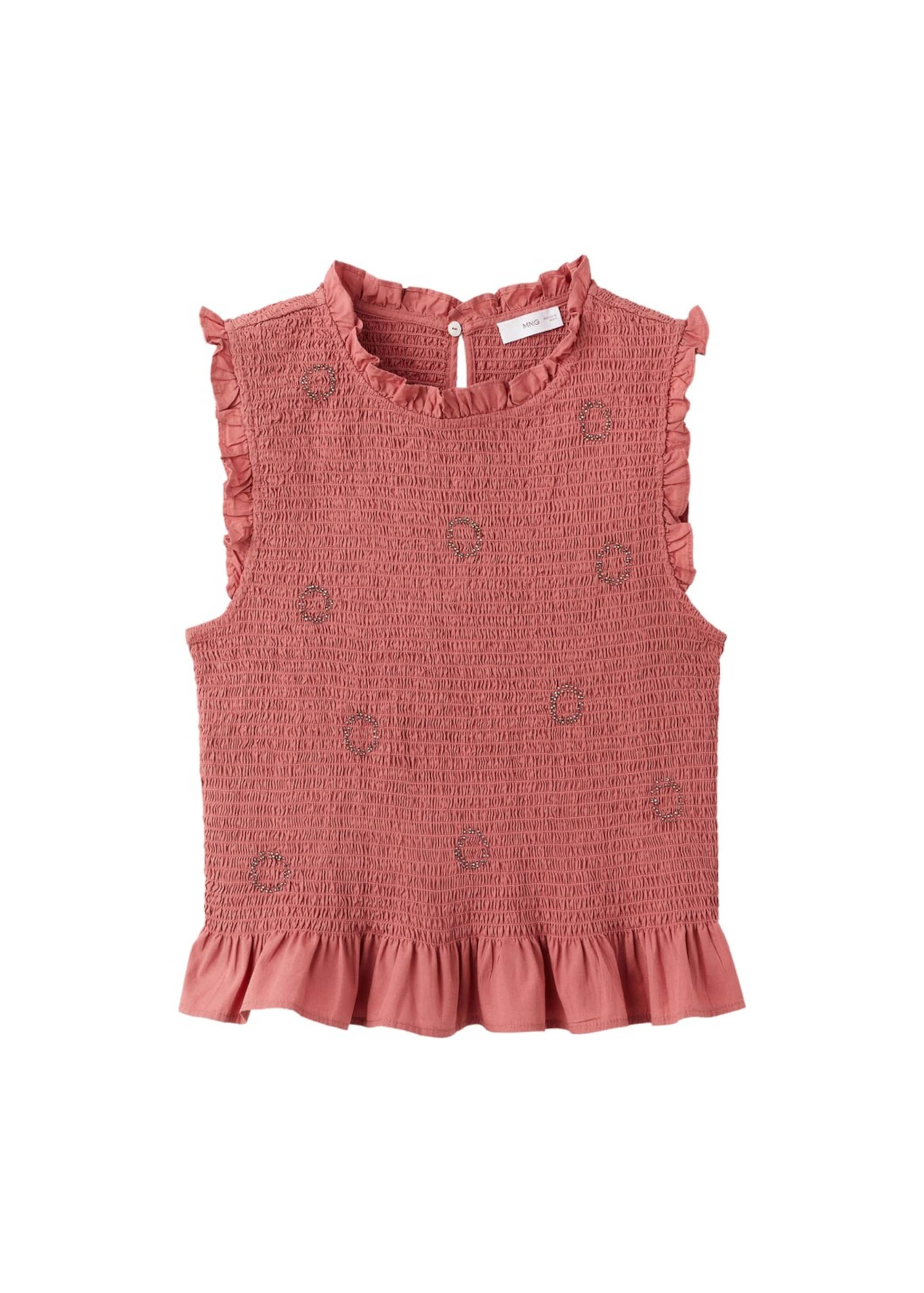 MANGO TEEN Top 'Hannah' in Pink: front