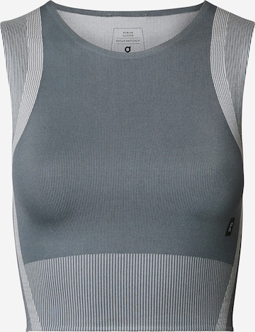 On Спортен топ 'Studio' в сиво: отпред