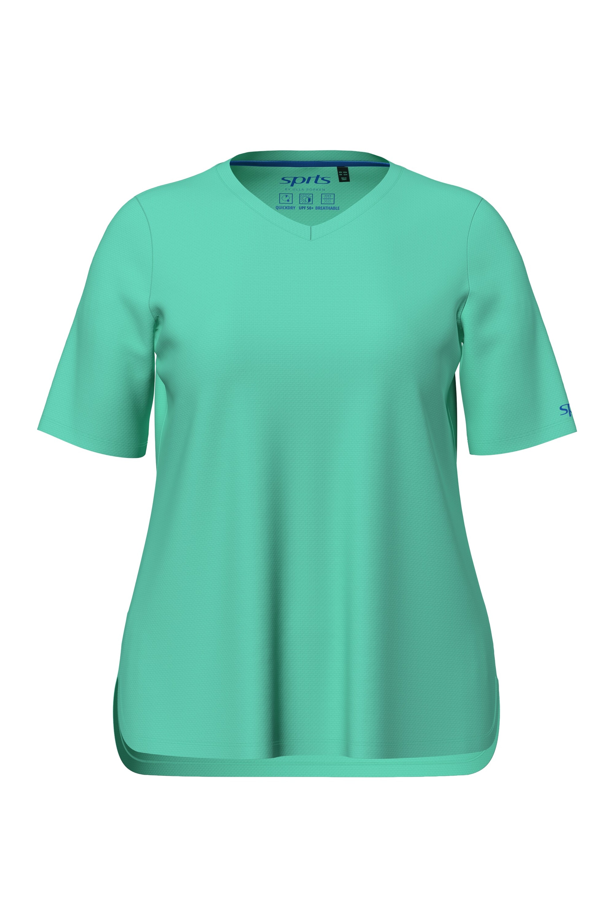 Ulla Popken Shirt in Blauw: voorkant