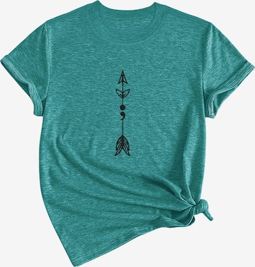 T-shirt GORHEY en bleu : devant