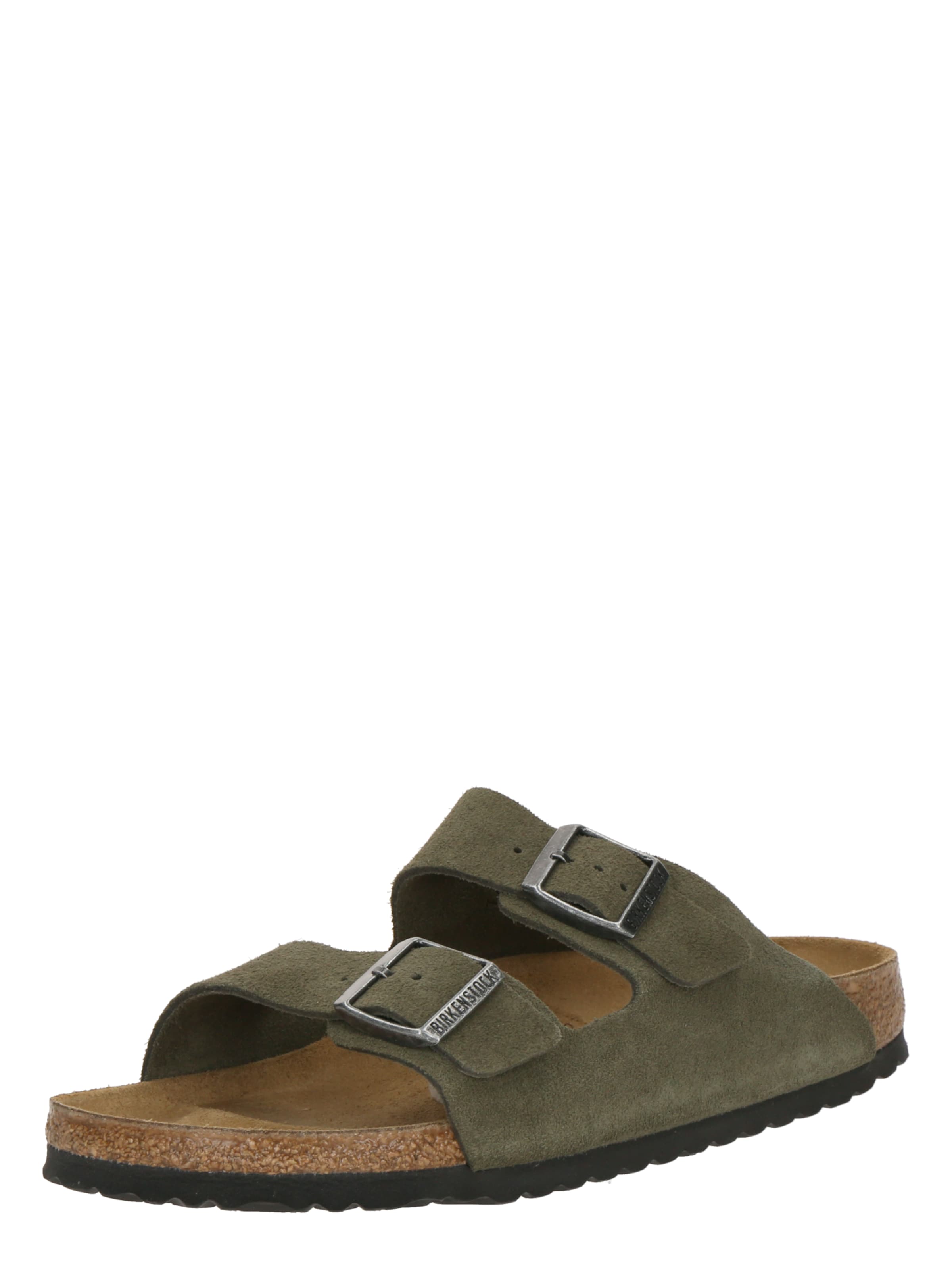 BIRKENSTOCK Чехли 'Arizona LEVE' в зелено: отпред