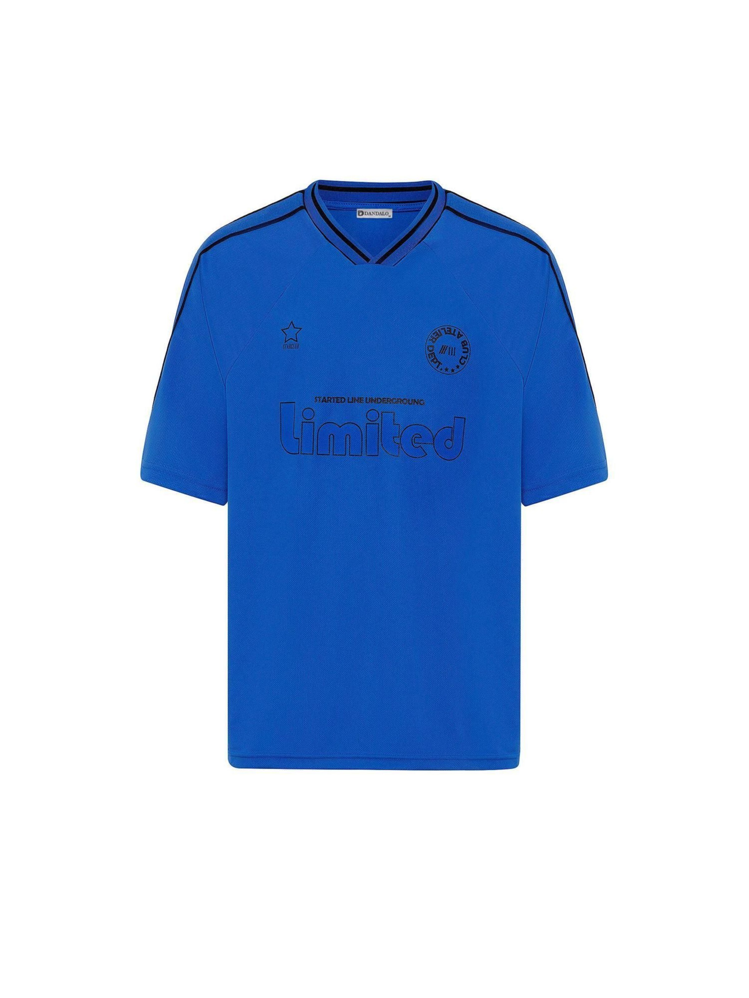 Tricou de la Dandalo pe albastru: față