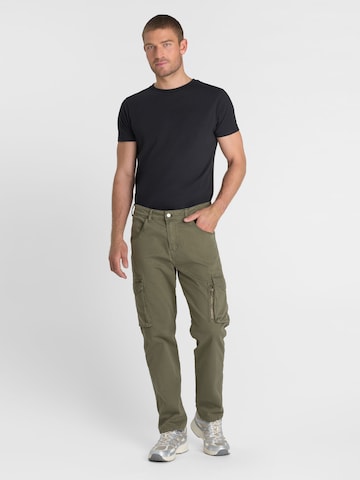 Regular Pantalon cargo 'BULLET' Le Temps Des Cerises en vert