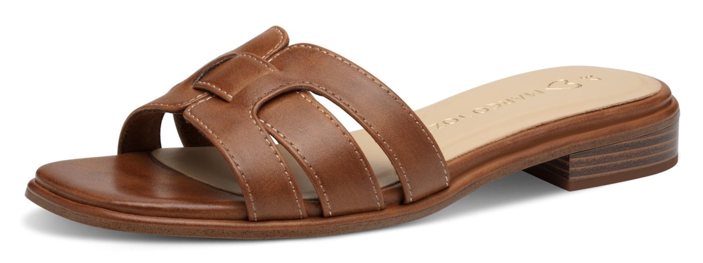 Mule MARCO TOZZI en marron : devant