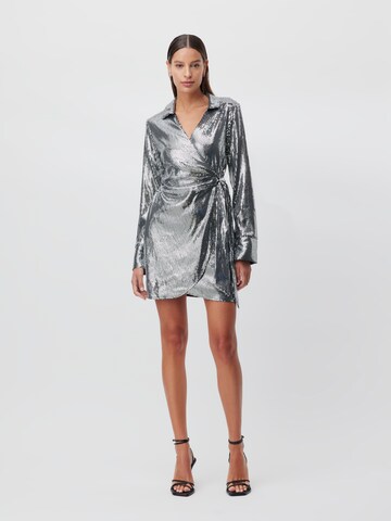 LeGer by Lena Gercke Cocktail Dress 'Meline' in Silver