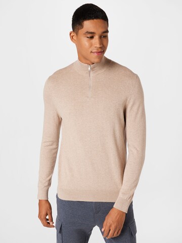 BURTON MENSWEAR LONDON Pullover in Beige: predná strana