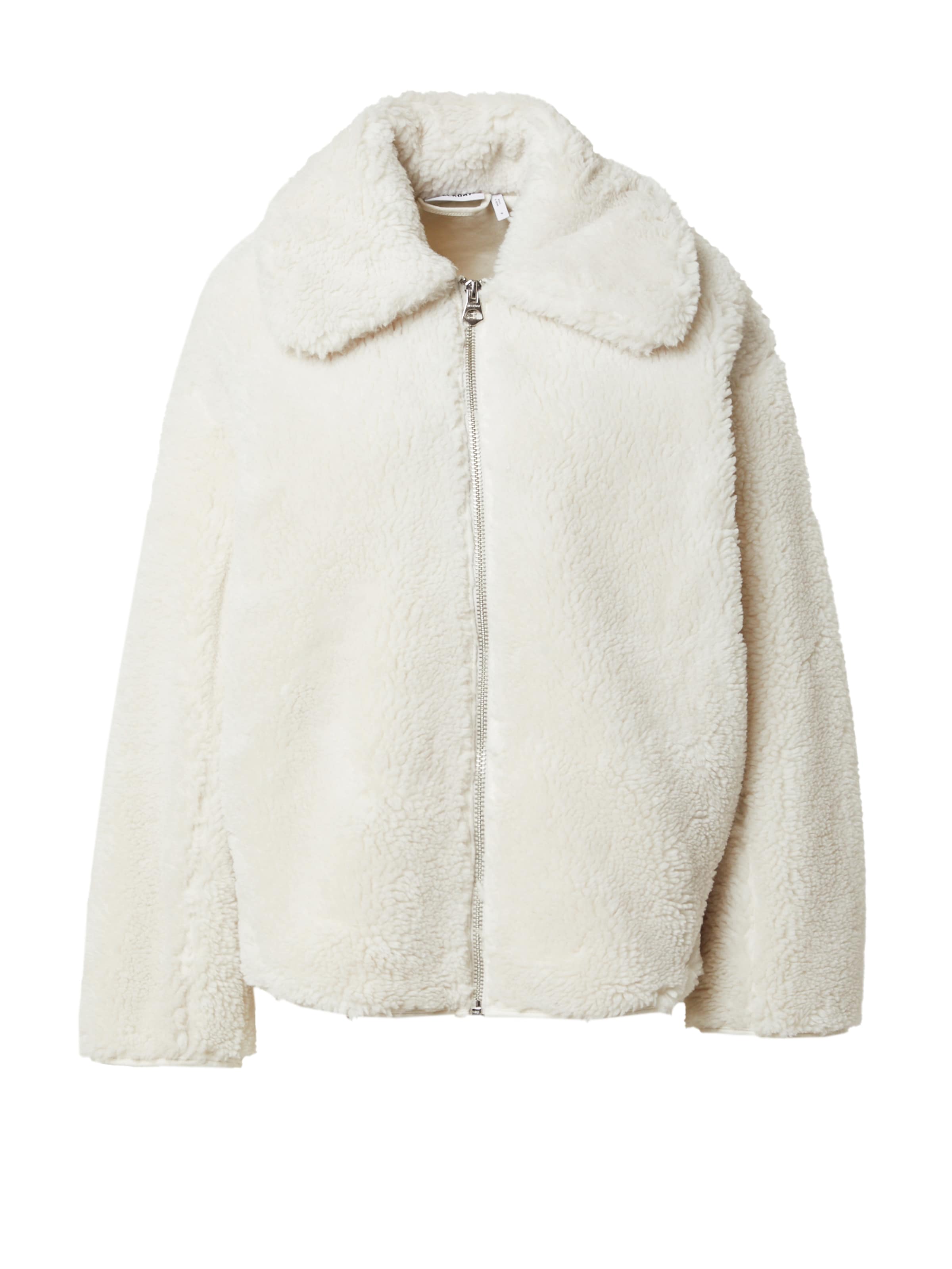 WEEKDAY Φθινοπωρινό και ανοιξιάτικο μπουφάν 'Demi' σε λευκό: μπροστά