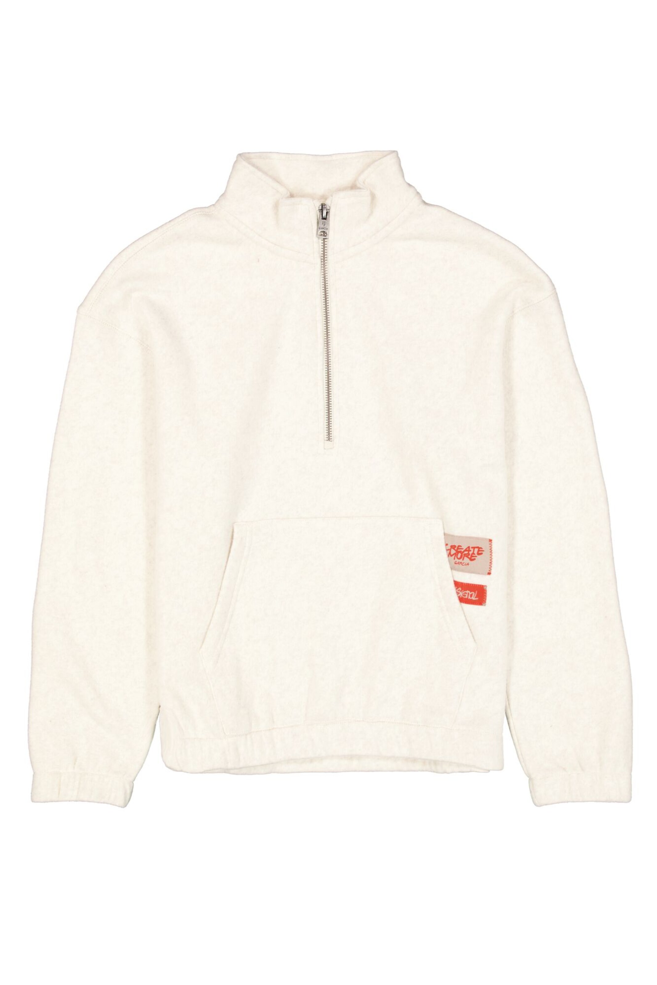 Pull-over GARCIA en blanc : devant