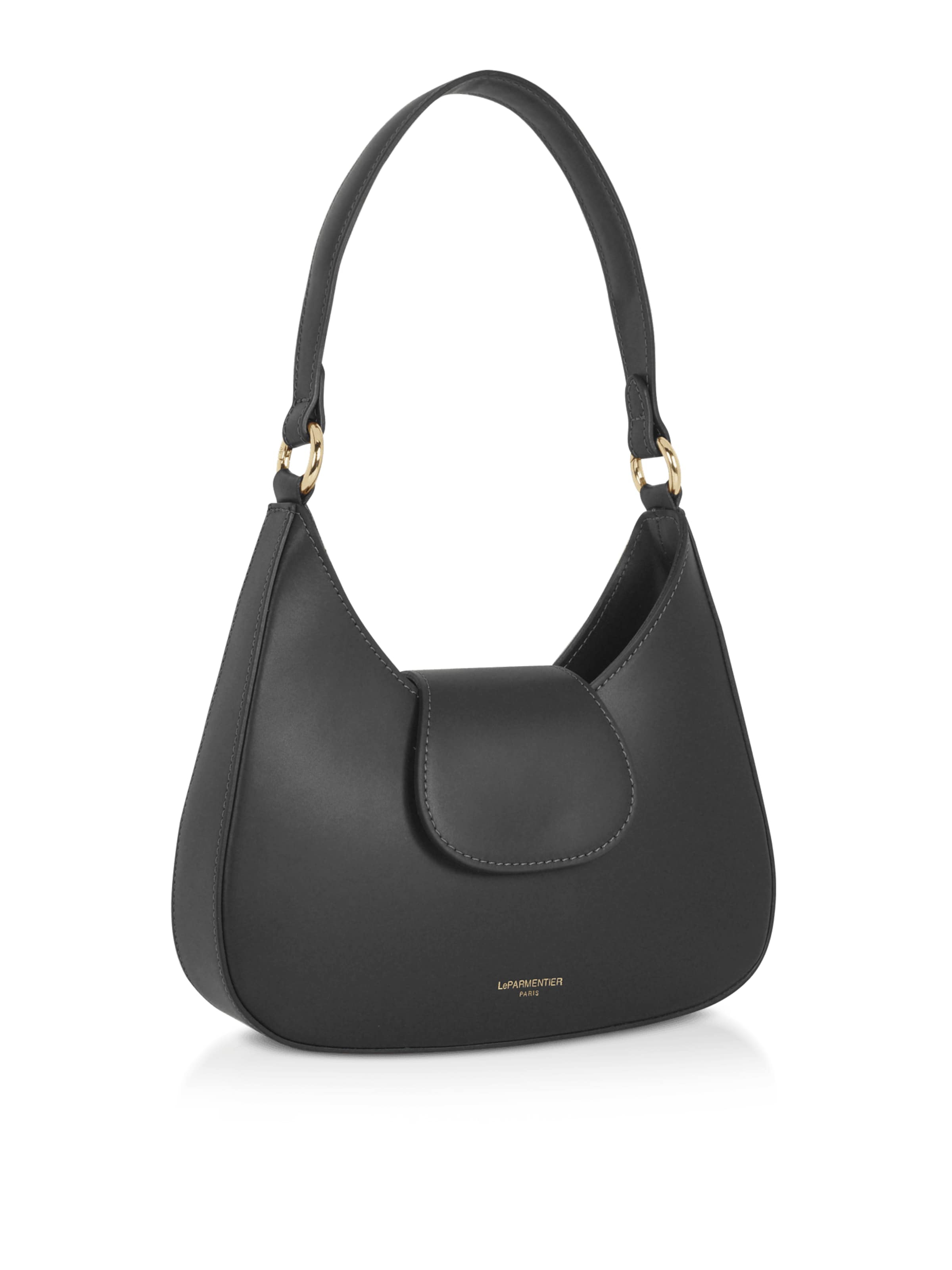 LeParmentier - Bolso de hombro 'Obolo' en negro