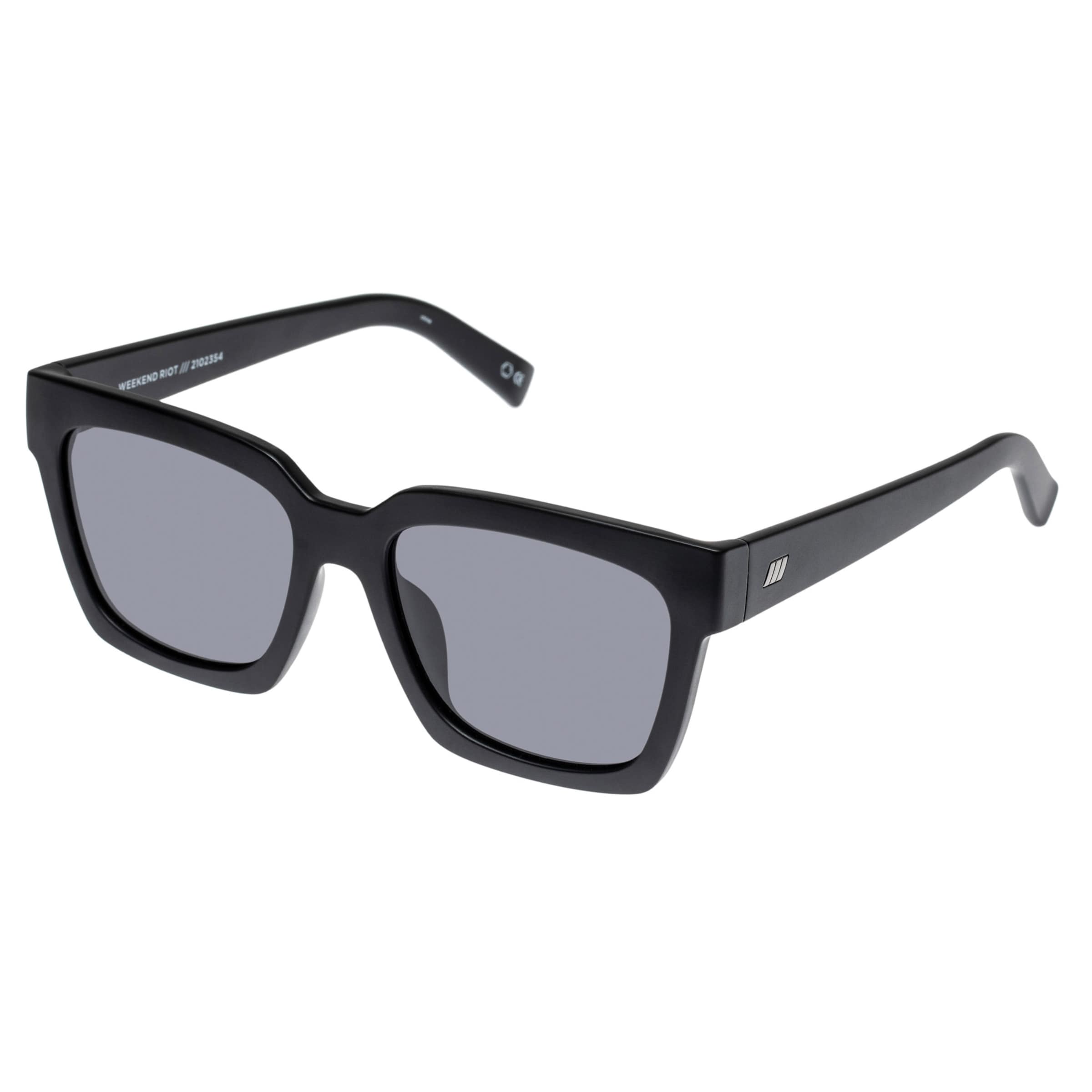 Occhiali da sole 'Weekend Riot' di LE SPECS in nero: frontale