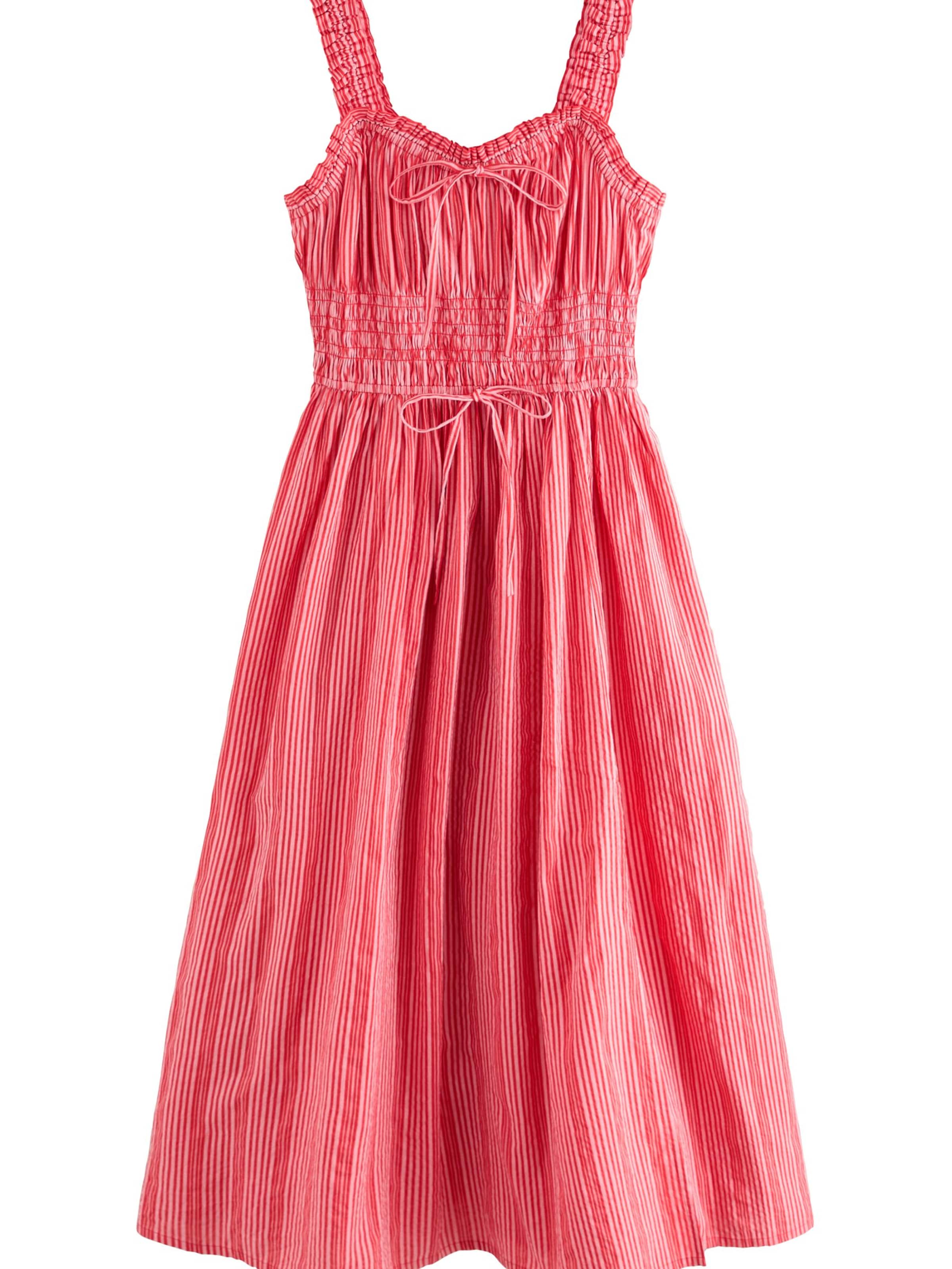 Next Robe en rose / rouge vif, Vue avec produit