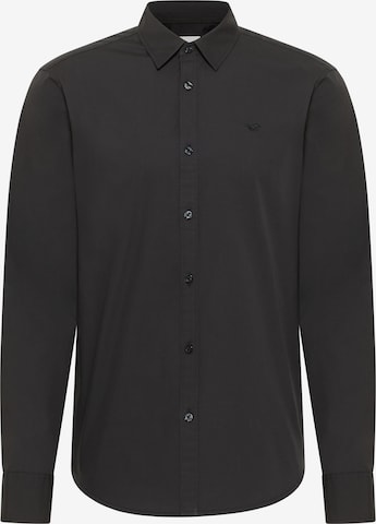 MUSTANG Hemd 'Style Canton' in Schwarz: Vorderseite