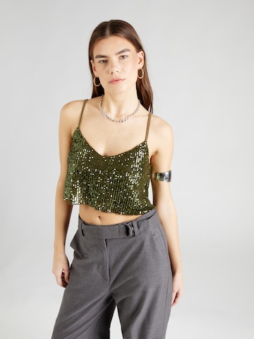 ABOUT YOU Top 'Cassidy' in Green: front