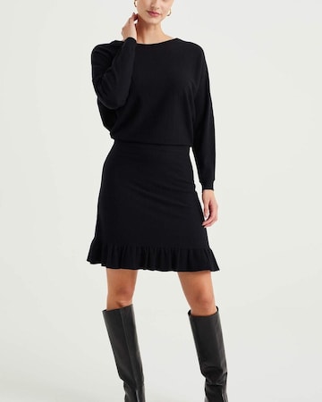 WE Fashion Kleid in Schwarz