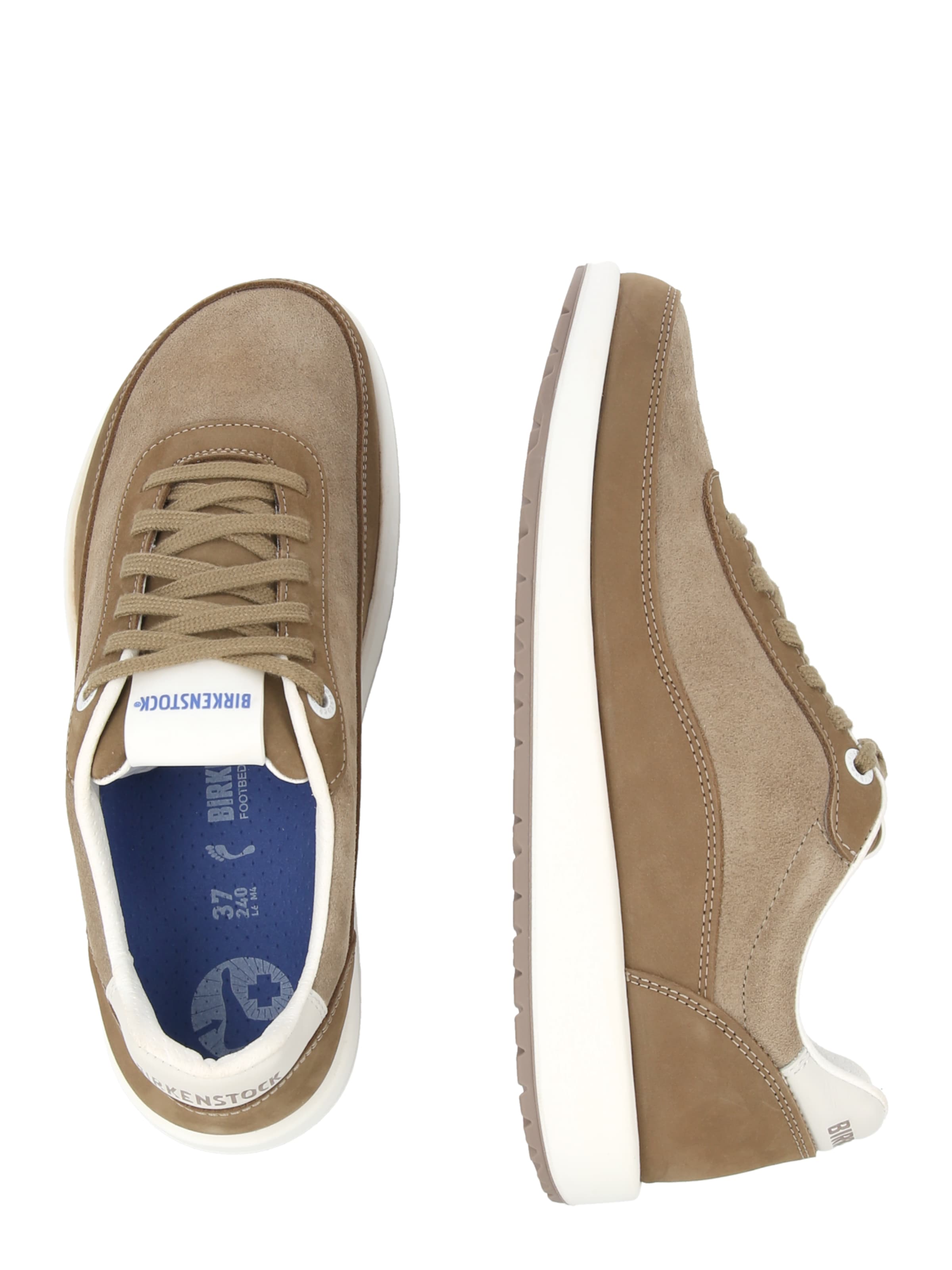 BIRKENSTOCK Ниски маратонки 'Honnef City' в кафяво