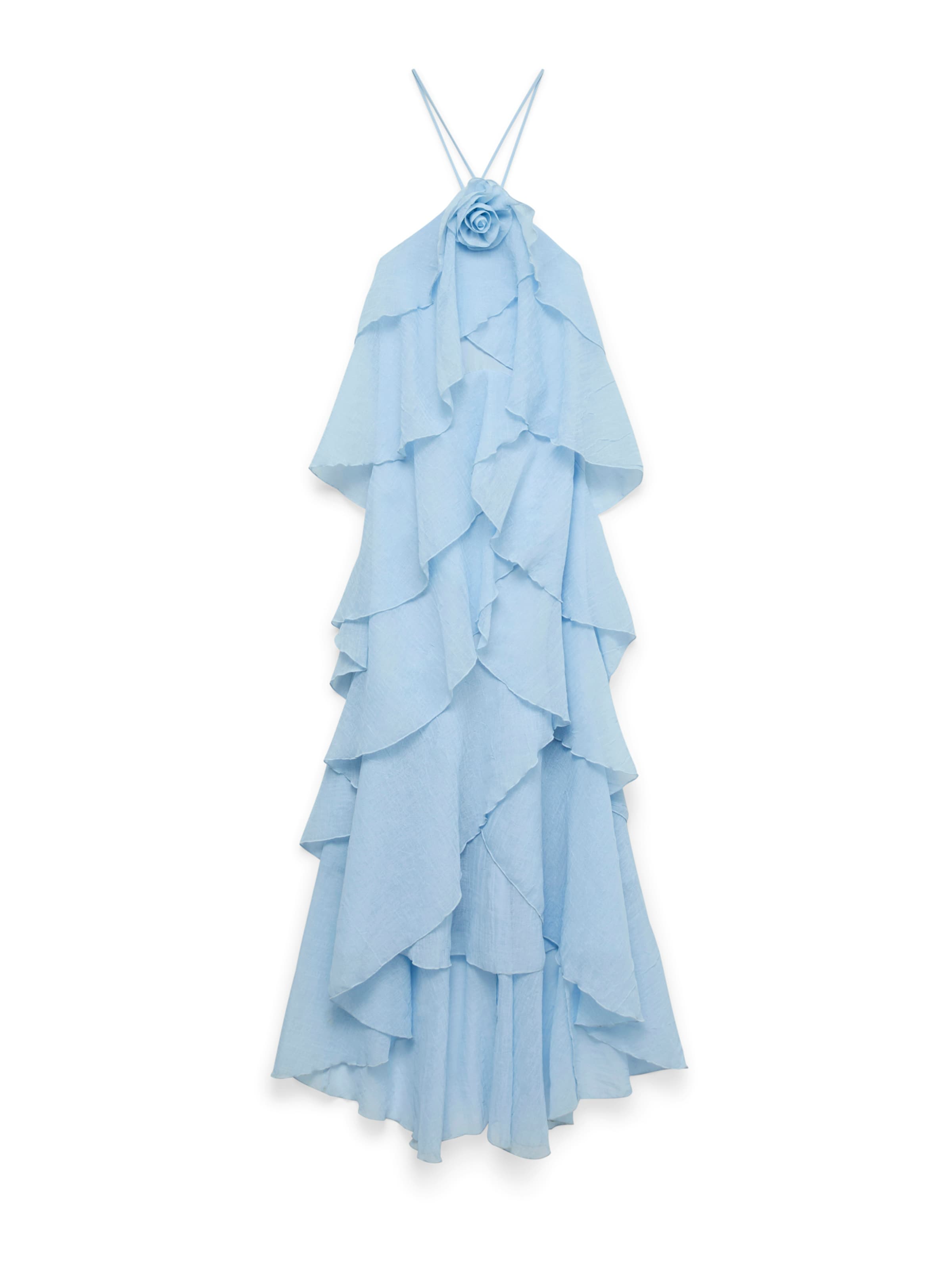 Robe de soirée 'VMDelilah' VERO MODA en bleu : devant