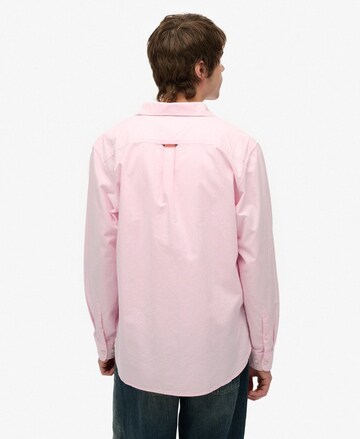 Superdry Regular fit Overhemd in Roze