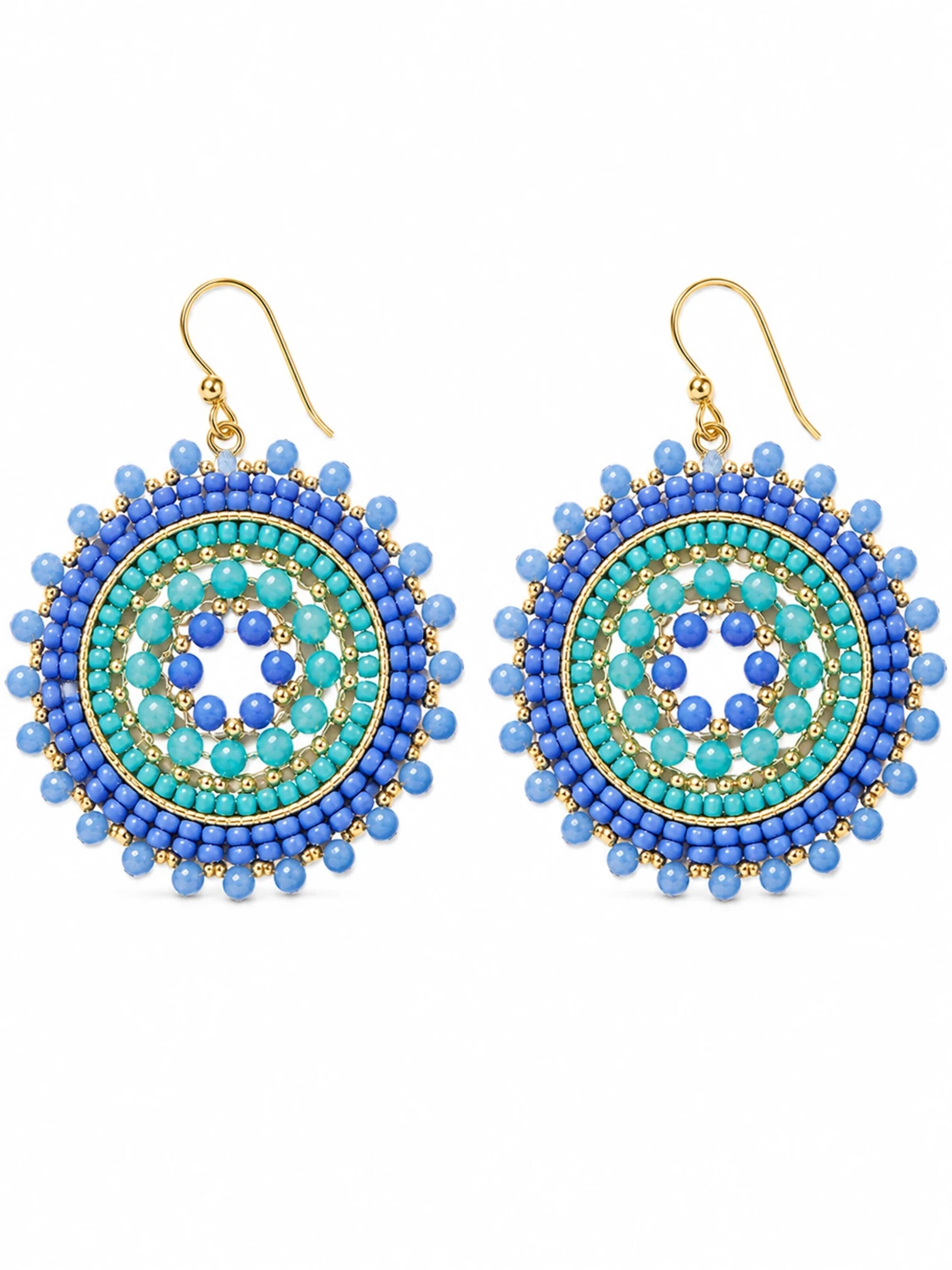 Orecchini 'Earrings "Summer"' di Alster Herz in verde: frontale