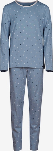 Skiny Pajamas in Blue: front