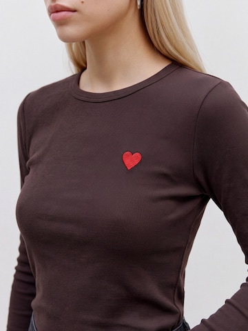VERO MODA Тениска 'VMCHLOE' в кафяво