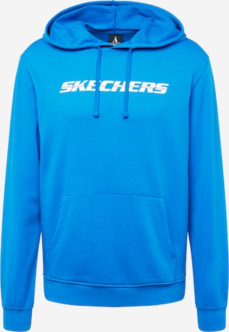 SKECHERS Sportsweatshirt in Blauw: voorkant