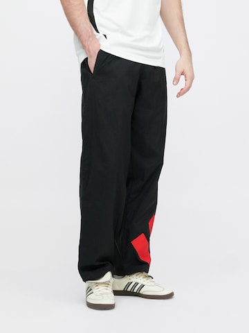 Loosefit Pantalon 'Adicolor' ADIDAS ORIGINALS en noir : devant