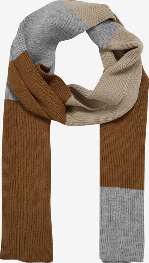 BLEND Scarf 'Earnest' in Beige / Brown / Grey, Item view