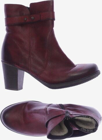 Rieker Dress Boots in 39 in Red: front