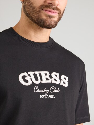 T-Shirt 'COUNTRY CLUB' GUESS en noir