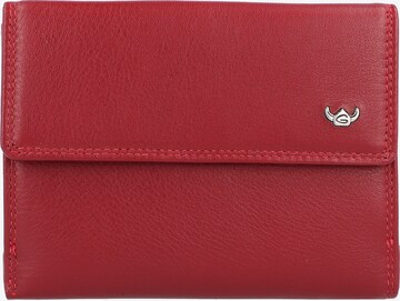 GOLDEN HEAD Wallet 'Polo' in Red: front