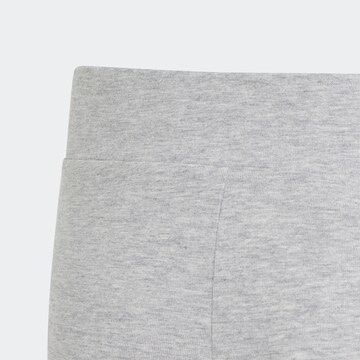 ADIDAS SPORTSWEAR Skinny Workout Pants 'ESSENTIAL' in Grey