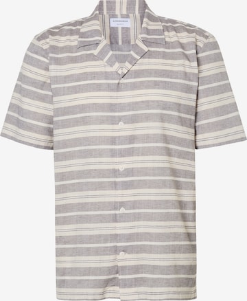 Regular fit Cămașă de la Lindbergh pe gri: față