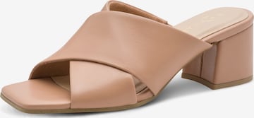 MARCO TOZZI Pantolette in Braun: Vorderseite