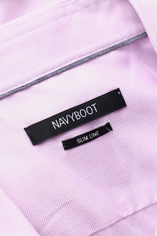 Navyboot Button Up Shirt in XXL in Pink