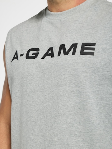 pelēks A-Game T-Krekls