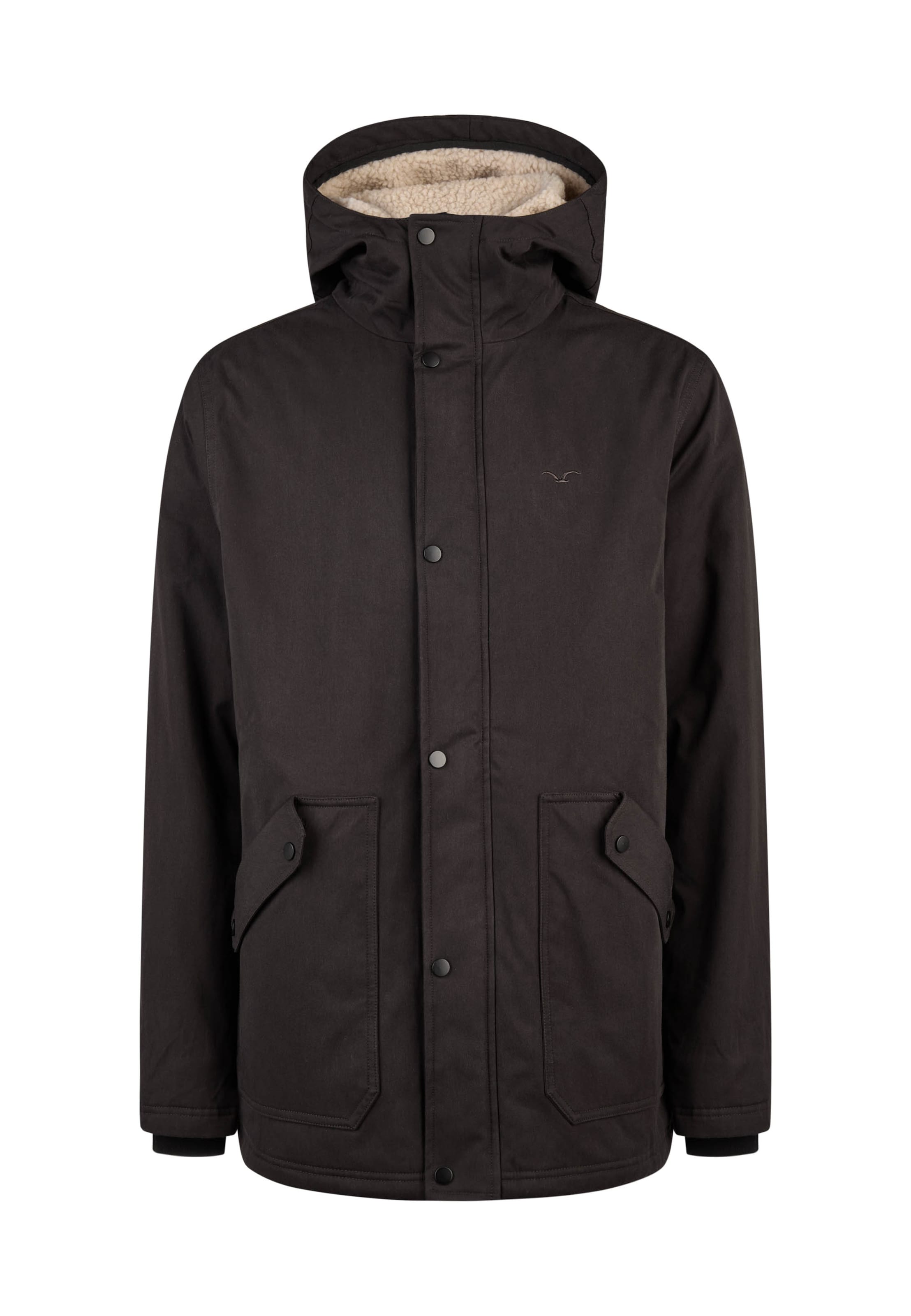 Cleptomanicx Parka 'Winter Jacket Larum Original' in Braun: Vorderseite