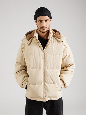 LEVI'S ® Φθινοπωρινό και ανοιξιάτικο μπουφάν 'Rockridge Short Puffer' σε μπεζ: μπροστά