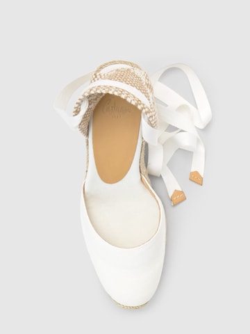 Castañer Espadrillaer 'Carina' i hvid