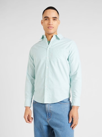 Coupe regular Chemise AÉROPOSTALE en vert : devant