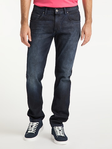 PIONEER Regular Jeans 'River' in Blauw: voorkant