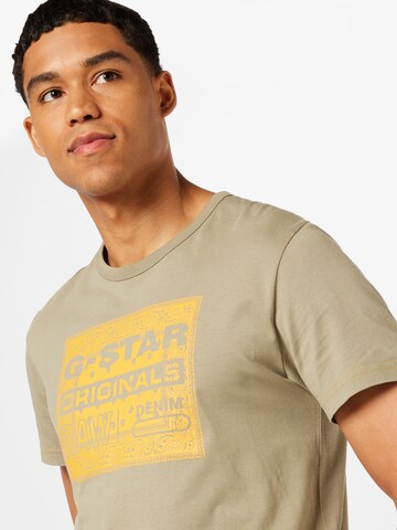 T-Shirt 'Bandana' G-Star RAW en vert