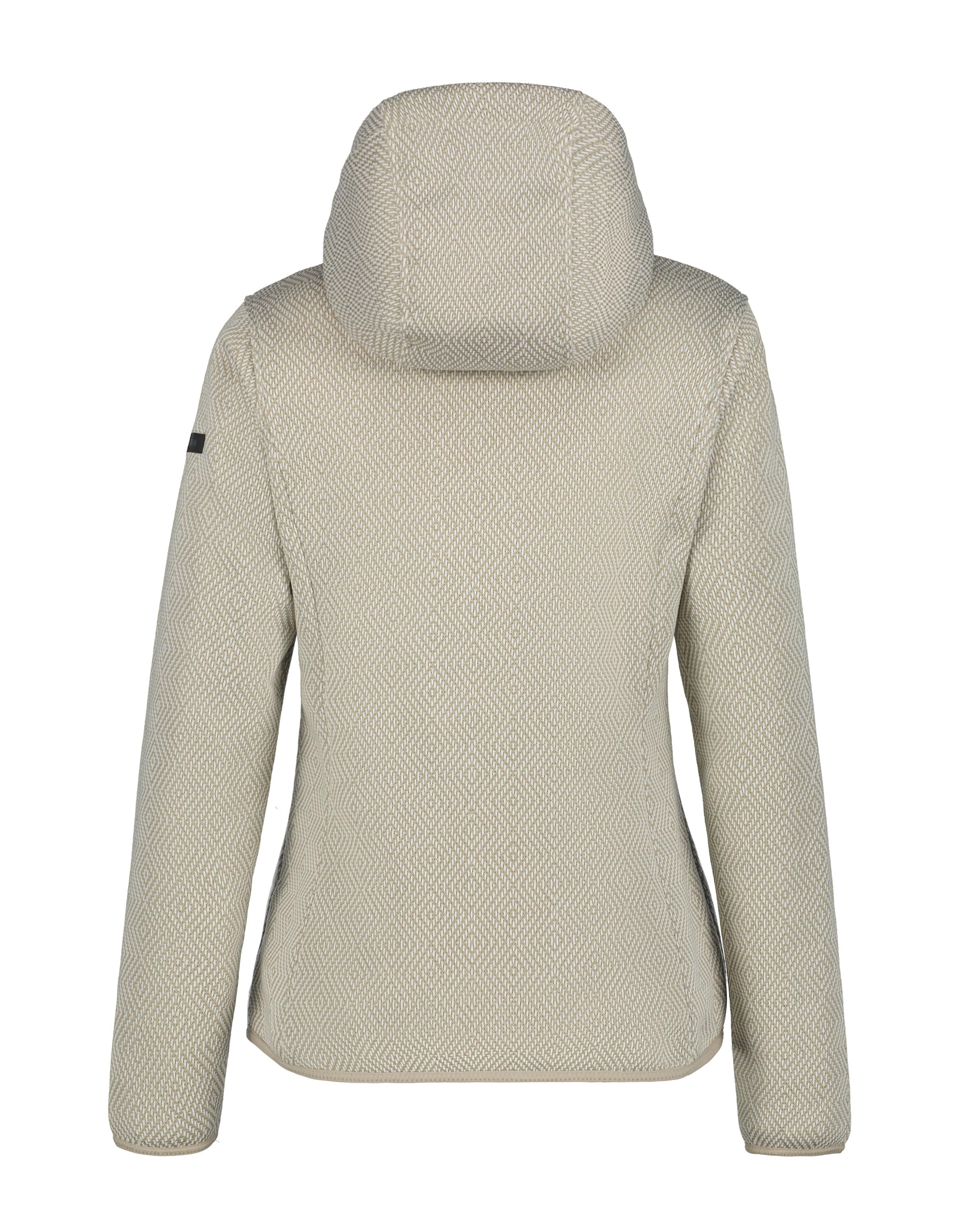 ICEPEAK Athletic Fleece Jacket in Beige