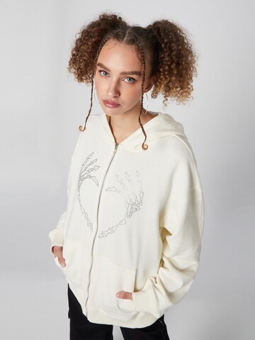 SHYX Sweatjacke 'Briley' in Beige