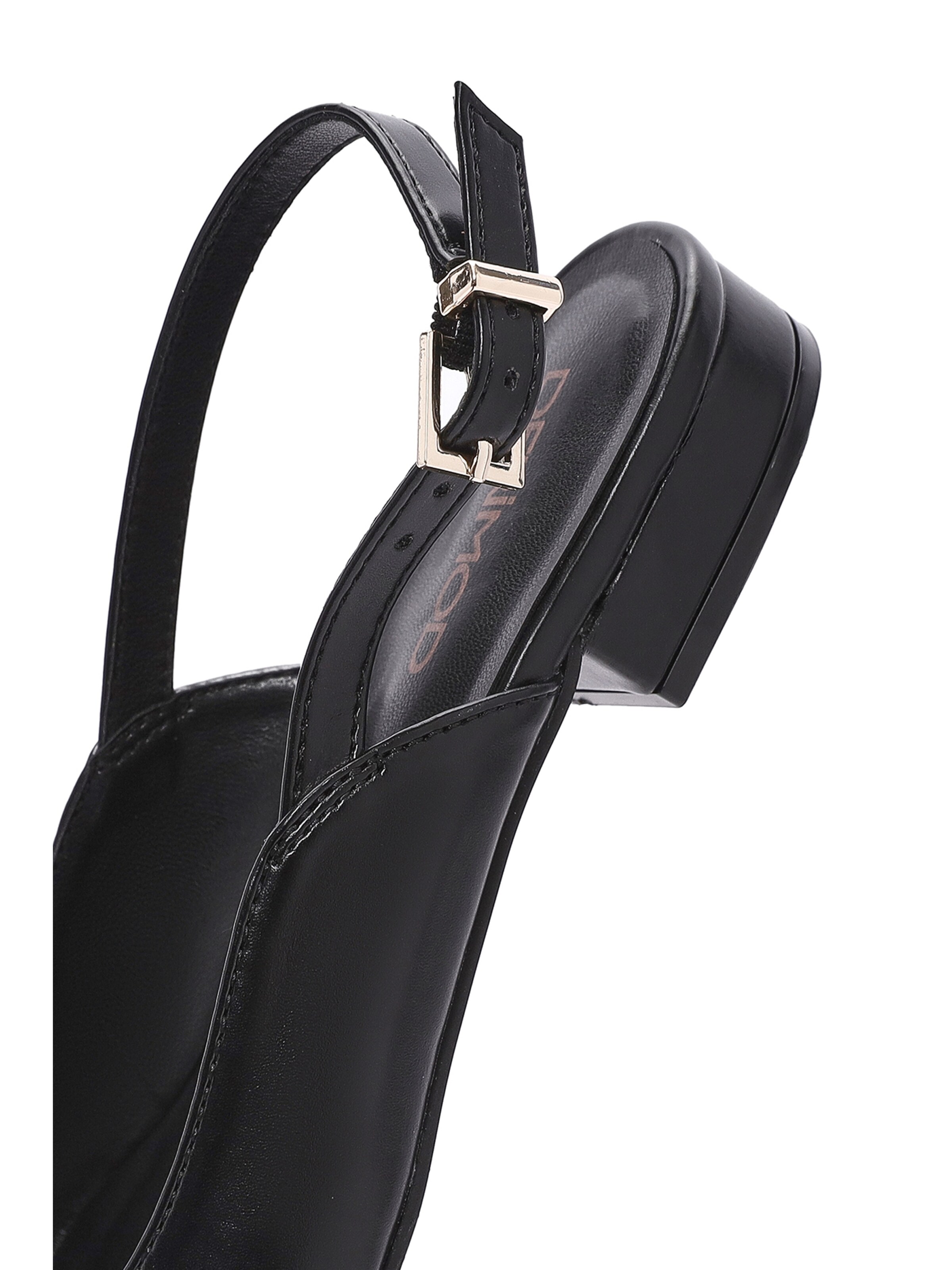 Ballerines à lanières Derimod en noir