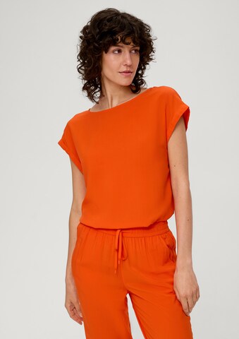 s.Oliver Blus i orange: framsida