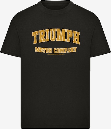 T-Shirt 'British Motor Heritage Triumph Motor Company' F4NT4STIC en noir : devant
