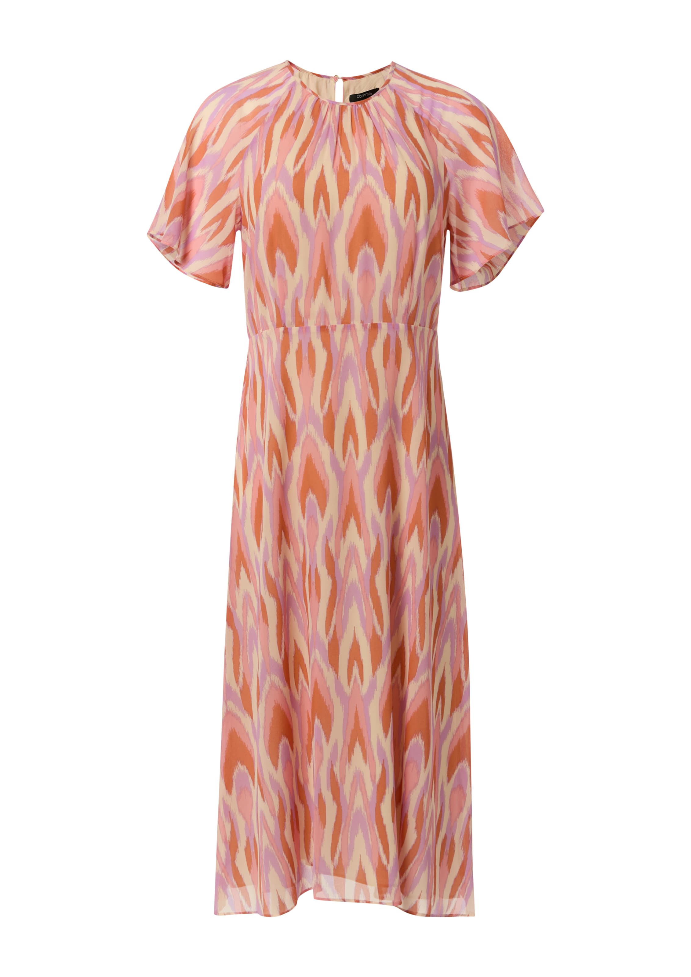 COMMA Jurk in Oranje: voorkant
