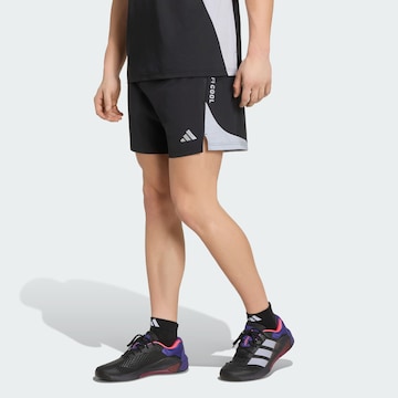 Regular Pantalon de sport 'Tech Apparel' ADIDAS PERFORMANCE en noir : devant