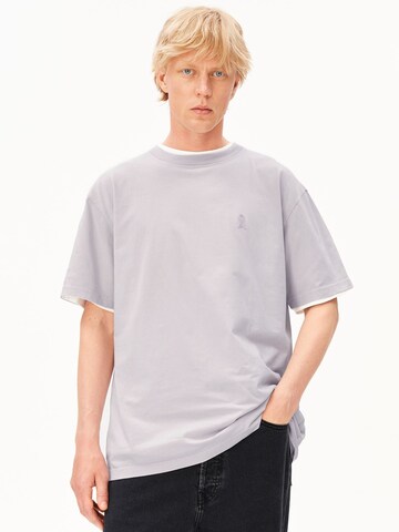 ARMEDANGELS Shirt 'ICONIC Å MAARKOS' in Lila: voorkant